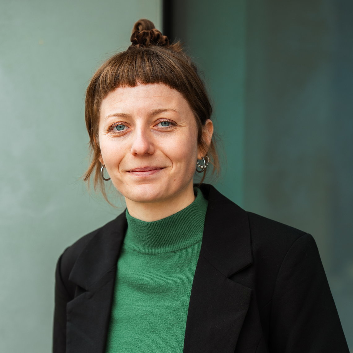 Auf dem Bild ist die Bezirksgeschäftsführerin Theresa Sittl zu sehen.